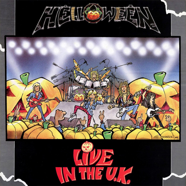 Helloween Live in the UK - album artwork - 1989
