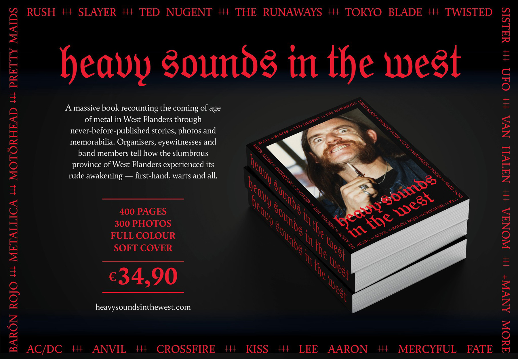 Hevay Sound in the West with Lemmy on the cover