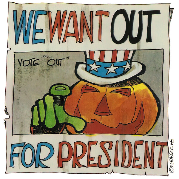 I WANT OUT 1988 Pumpkin - Frederick Moulaert